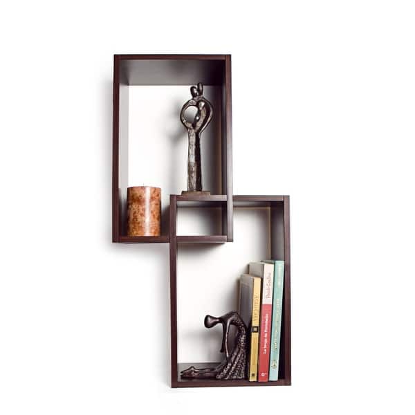 Shop Danya B Xf11034 26 X 14 Decorative Box Wall Shelf Dark