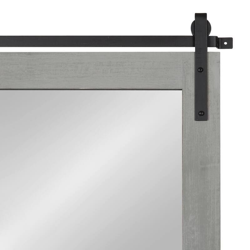 Kate and Laurel Cates Rustic Rectangular Wall Mirror