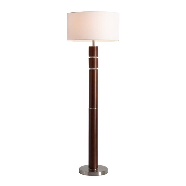 Dark brown shop floor lamp