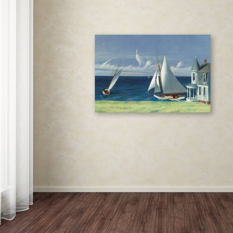 Edward Hopper 'The Lee Shore' Canvas Art