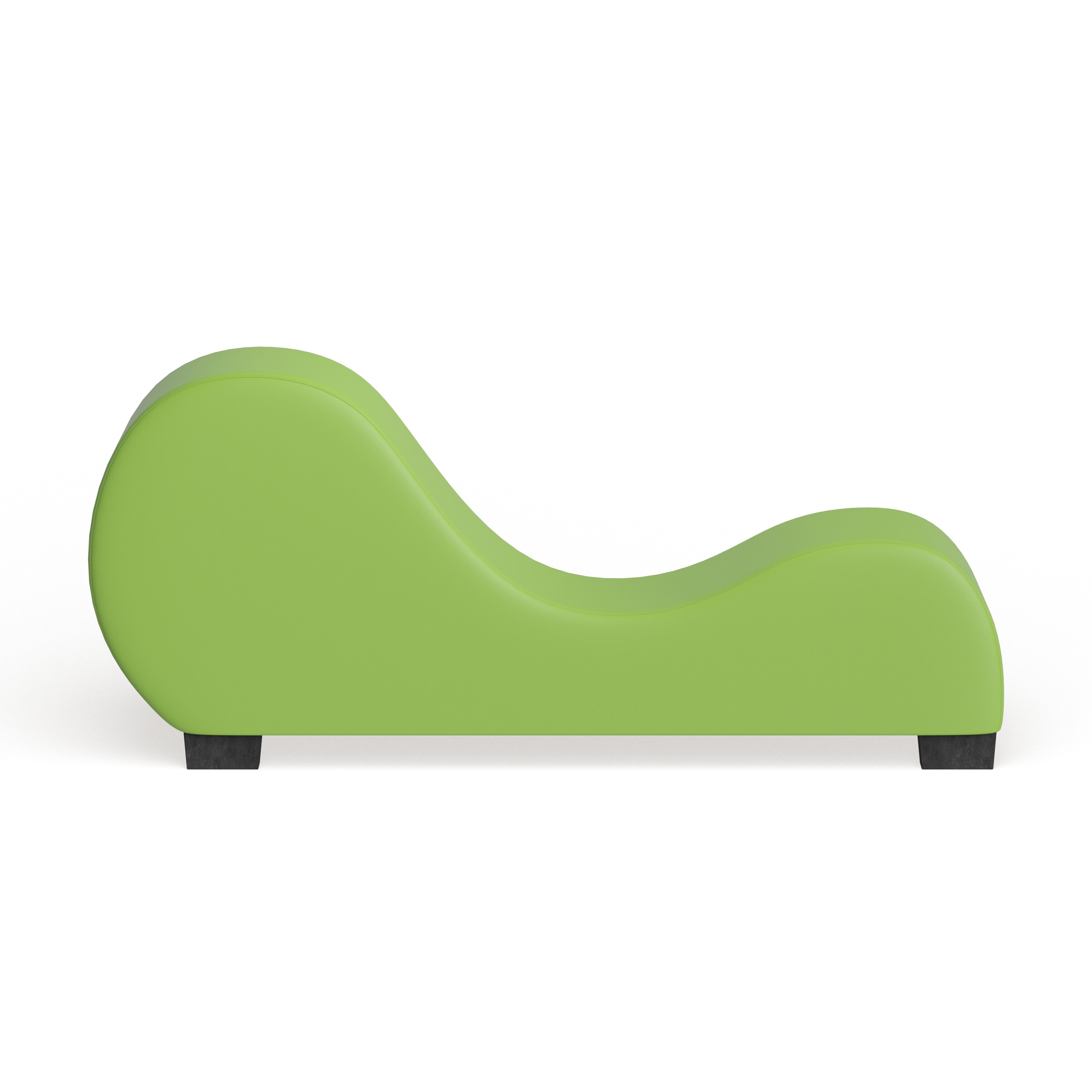 Oliver James Soulages Faux Leather Yoga Chair Stretch Chaise