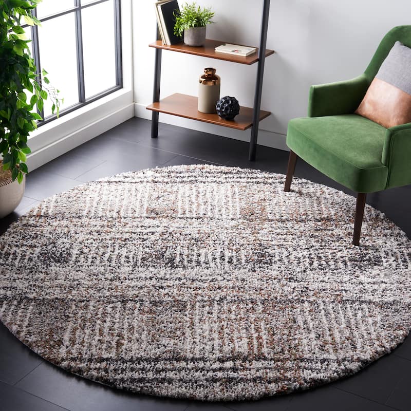 SAFAVIEH Jericho Shag Vesselka Modern 1.2-inch Thick Rug