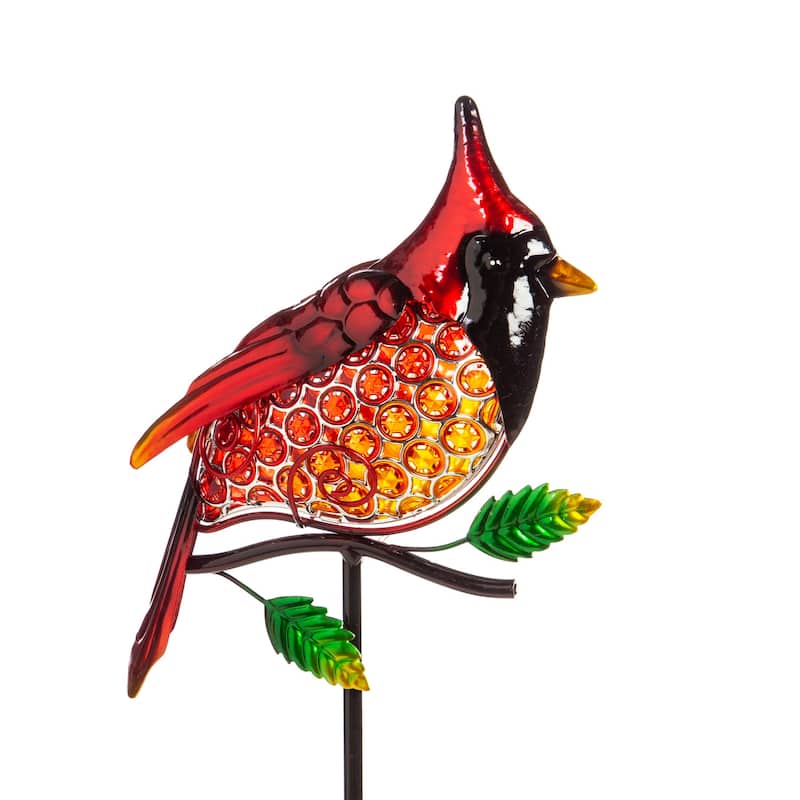 Cardinal 36 in. Solar Garden Stake
