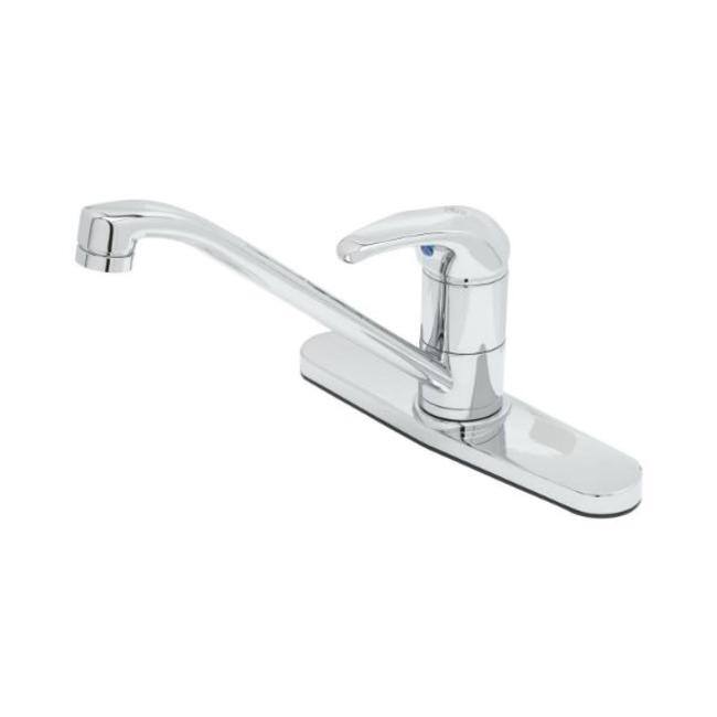 T and S Brass B-2731-VF05 0.5 GPM Centerset Bathroom Faucet - Chrome Plated - Chrome Plated