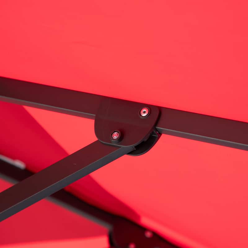 Furniture of America Aires 8-foot Steel Square Cantilever Offset Tilt Roma Umbrella