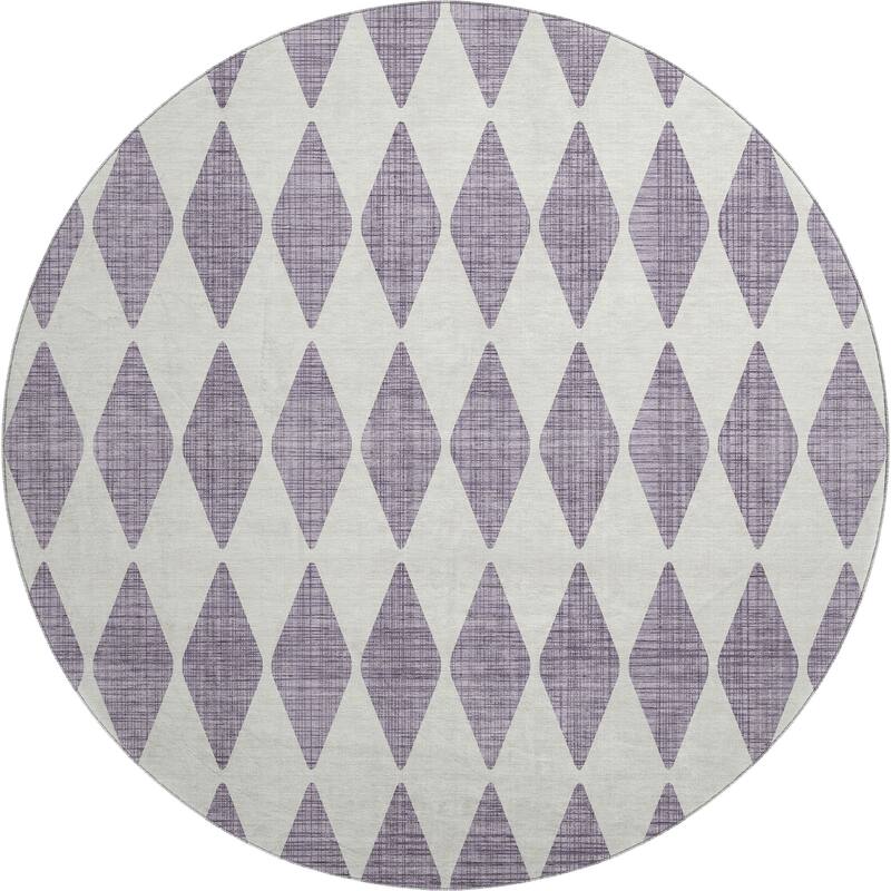 Premium Washable Super Soft Modern Diamond Mayfield Rug
