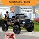 preview thumbnail 2 of 5, Ride on Truck Car w/Remote Control 3 Speeds Black