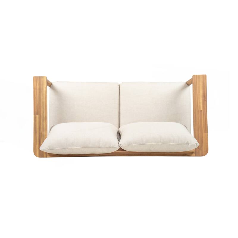 Outdoor Acacia Wood Lounge Chair