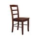 preview thumbnail 94 of 128, International Concepts Solid Wood Madrid Ladderback Chairs, Set of 2 - N/A