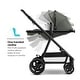 preview thumbnail 10 of 27, Mompush Meteor2 Baby Stroller 2-in-1 with Newborn Mode, Compatible with Infant Car Seat Adapter Included