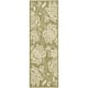 SAFAVIEH Courtyard Leatrice Indoor/ Outdoor Patio Backyard Rug - 2' x 3'7" - Olive/Natural