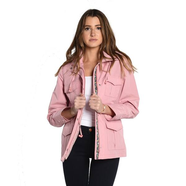 Shop Alia Women S Raincoat In Pink Size S Overstock 20627114