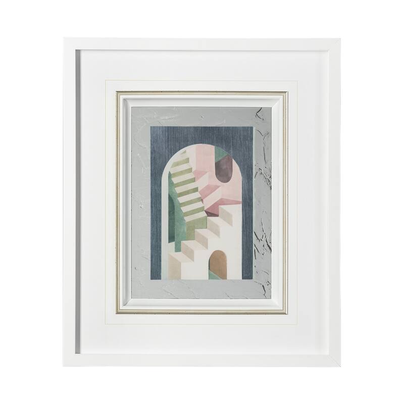 Labyrinth I Multi Color Framed Art Print