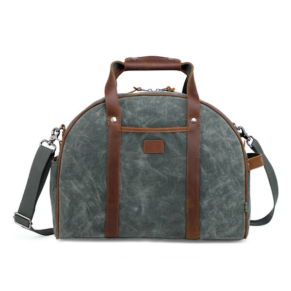 waxed canvas weekender