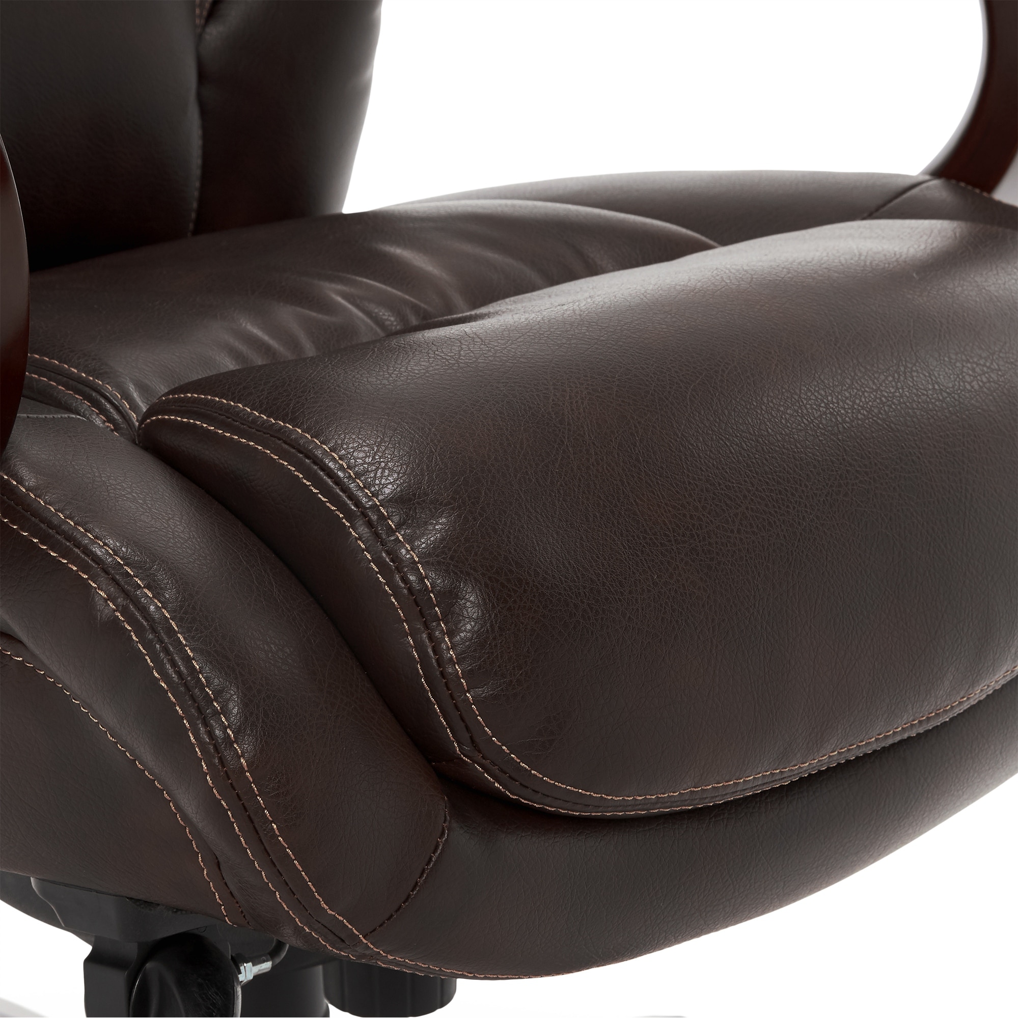La Z Boy Bellamy Executive Leather Office Chair with Memory Foam