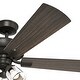 preview thumbnail 15 of 22, Hunter 52" Crestfield Ceiling Fan w/ LED Light Kit, Pull Chain - Farmhouse, Transitional - EASY INSTALLATION!