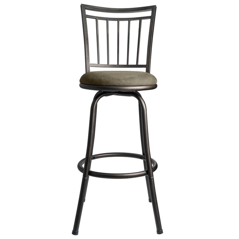 Azalea Park Metal Swivel Adjustable Height Barstool - 16.14 W x 18.5 D x 37.91-42.91 H"
