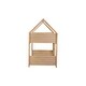 preview thumbnail 9 of 15, Low Height House Bunk Bed with Headboards,Guardrails,Ladder,Twin Over Twin Kids Bed
