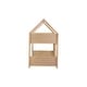 preview thumbnail 9 of 15, Wooden House-shaped Bunk Bed with Headboards,Guardrails,Ladder,Twin Over Twin for Bedroom