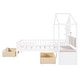 preview thumbnail 18 of 26, Twin Size House Bed Platform Bed with Sofa, Charging Station & Storage