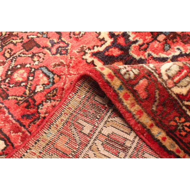 ECARPETGALLERY Hand-knotted Andelz Dark Red Wool Rug - 3'9 x 5'6