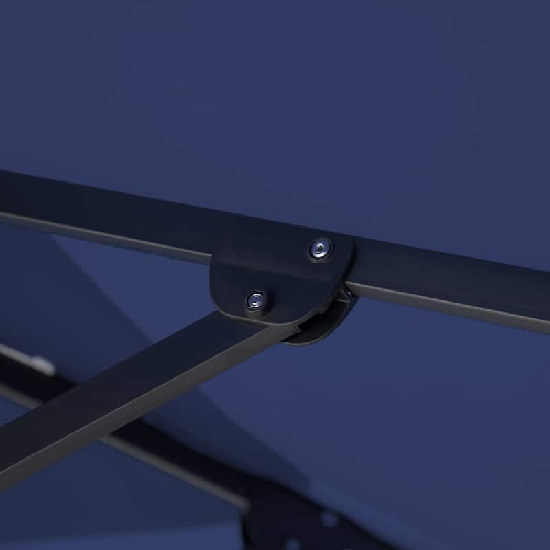 Furniture of America Aires 8-foot Steel Square Cantilever Offset Tilt Roma Umbrella