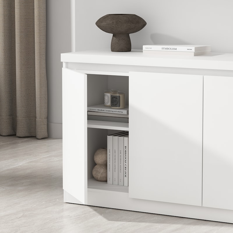 Manhattan Comfort Griffin Modern 6 Shelf Sideboard