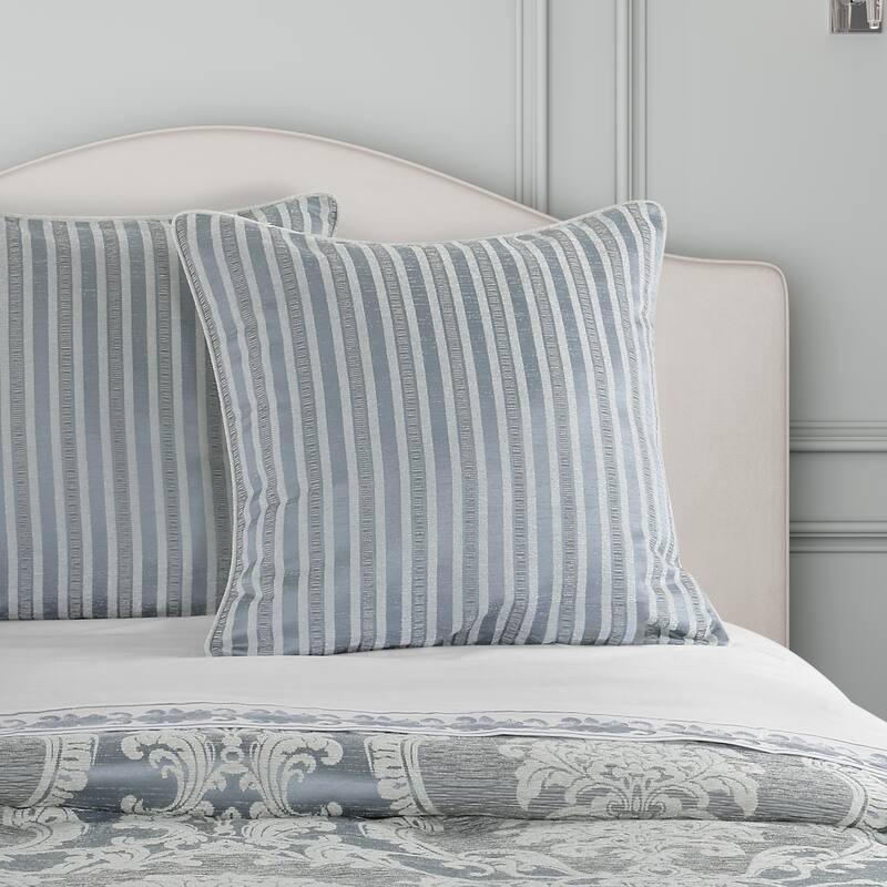 Queensbury Steel Blue Euro Sham