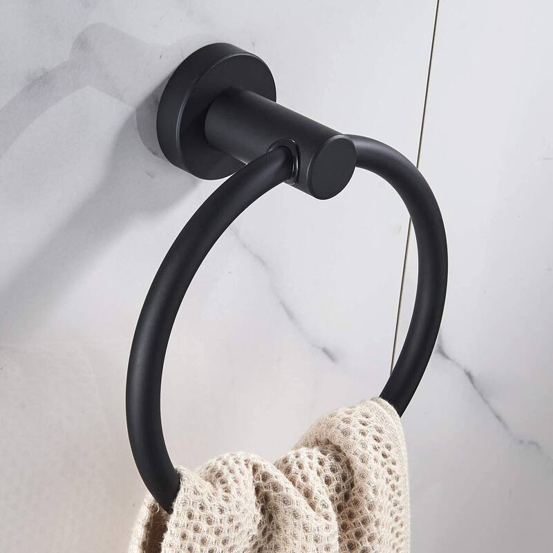 Wall Mounted Towel Ring,Bathroom Hand Towel Ring(2 pieces)