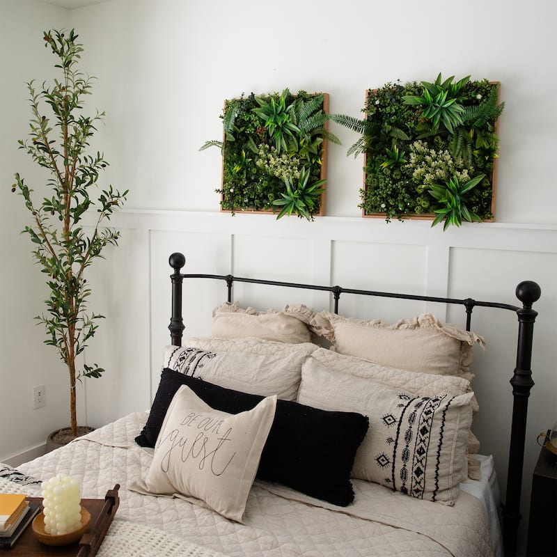 Queensland Rainforest Artificial Living Framed Wall Panel - 20"