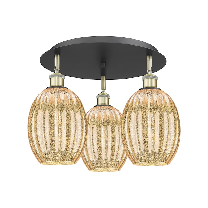 Innovations Lighting Endless Possibilities Ballston - Preston - 3 Light 18" Bulb Shade Flush Mount