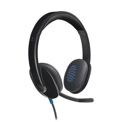 Logitech 981-000510 H540 Usb Wired Pc Headset For Internet Calls And Music