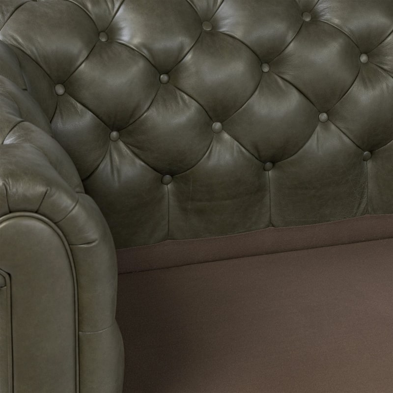 Poly & Bark Lyon 87" Sofa - Full Grain Genuine Italian Leather