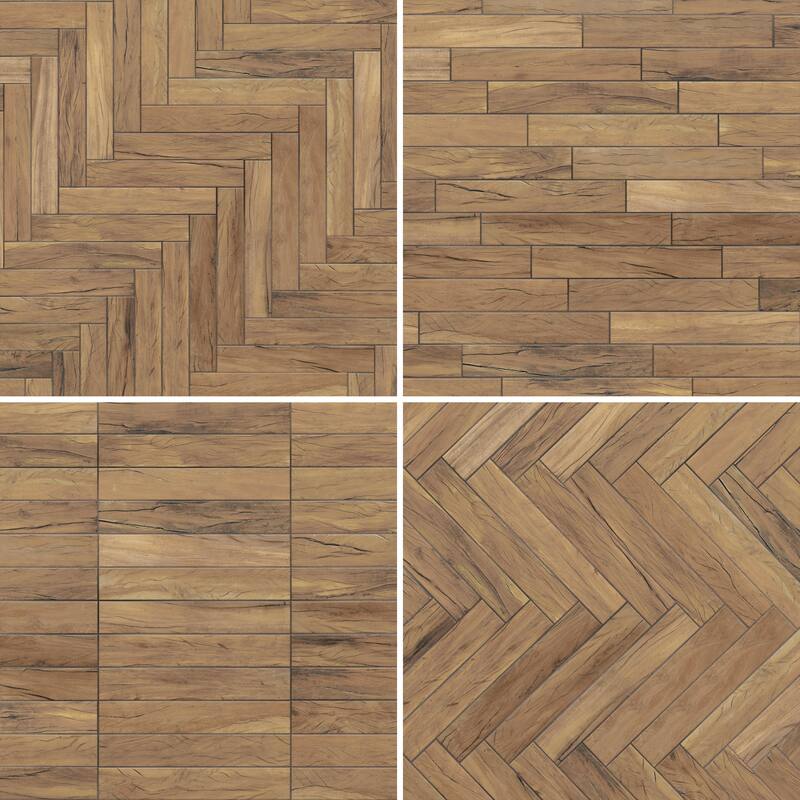 Merola Tile Kings Forest Natural 2-7/8" x 17-3/4" Ceramic Floor and Wall Tile