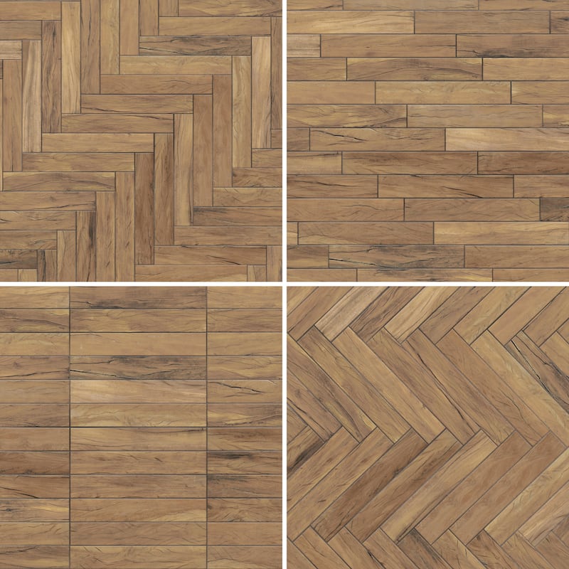 Merola Tile Kings Forest Natural 2-7/8" x 17-3/4" Ceramic Floor and Wall Tile