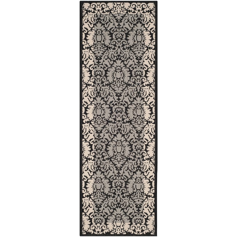 SAFAVIEH Courtyard Peggie Indoor/ Outdoor Patio Backyard Rug