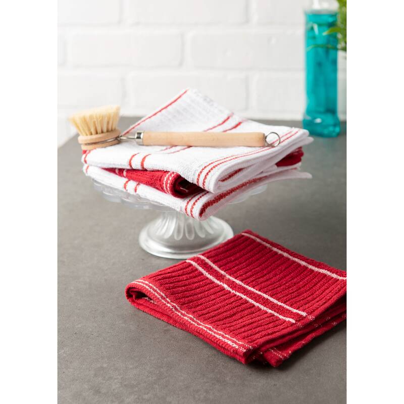 J&M Ribbed Terry Dishcloth (Set of 12)
