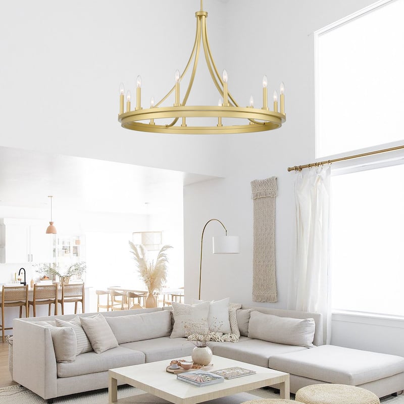 Acroma 12-light 40In Modern Farmhouse Large Empire Chandelier