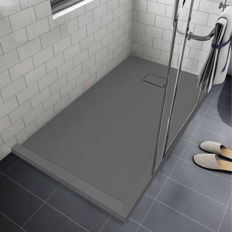 Transolid FZSDTR6032 59-1/8" x 32-1/2" Rectangular Shower Base with