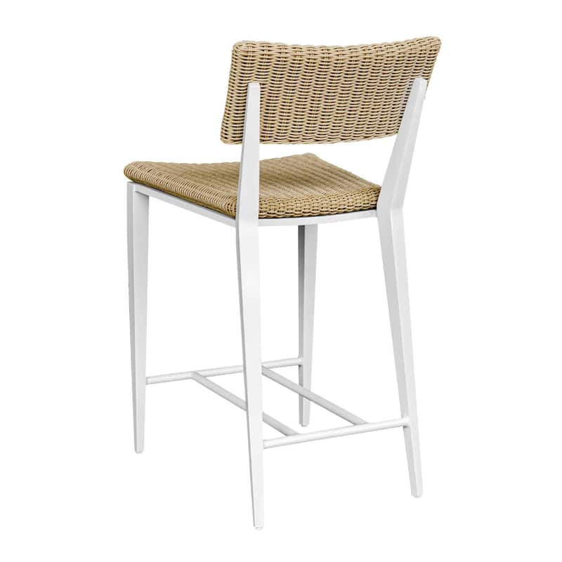Uttermost Calbas White Outdoor Stool