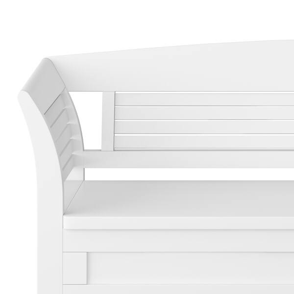 Wyndenhall Raleigh Solid Wood 49 Inch Wide Contemporary Entryway Storage Bench 49 W X 18 D X 27 H Overstock 9075442