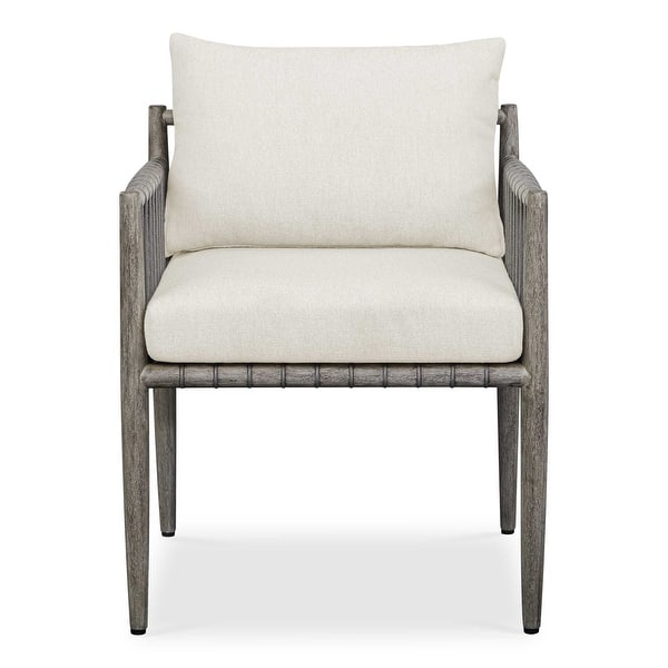 slide 2 of 17, Uttermost Borneo White Outdoor Dining Chair