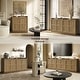 preview thumbnail 3 of 49, Multifunctional Minimalist Side Cabinet with 3D Design