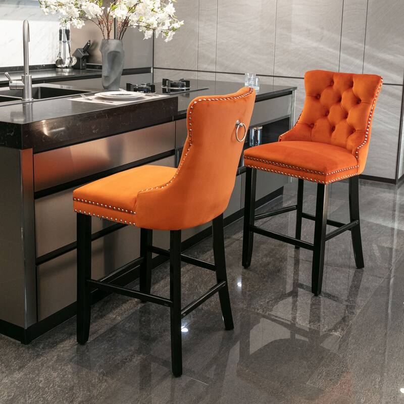 Leisure Style Bar Chairs,Set of 2