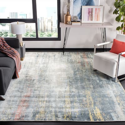 SAFAVIEH Handmade Mirage Ilja Modern Abstract Viscose Rug