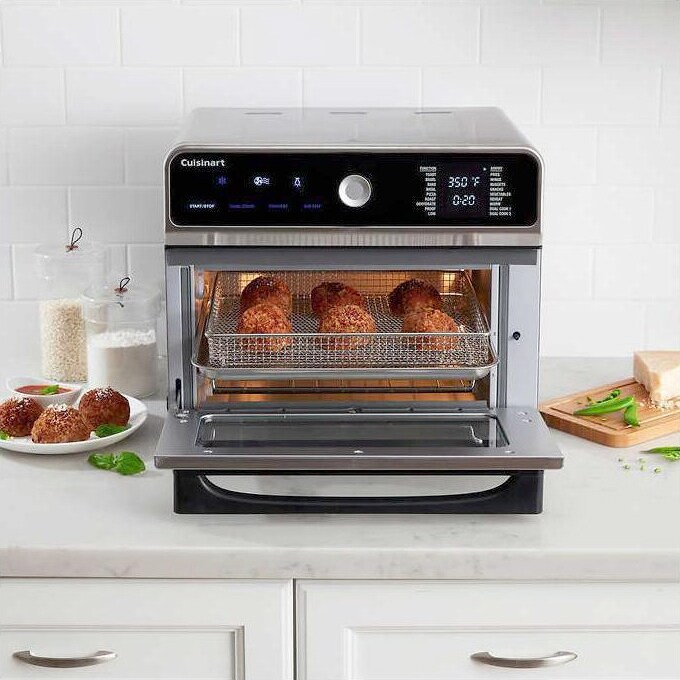 Cuisinart CTOA-130PC3FR Airfryer Toaster Oven, Silver - Certified