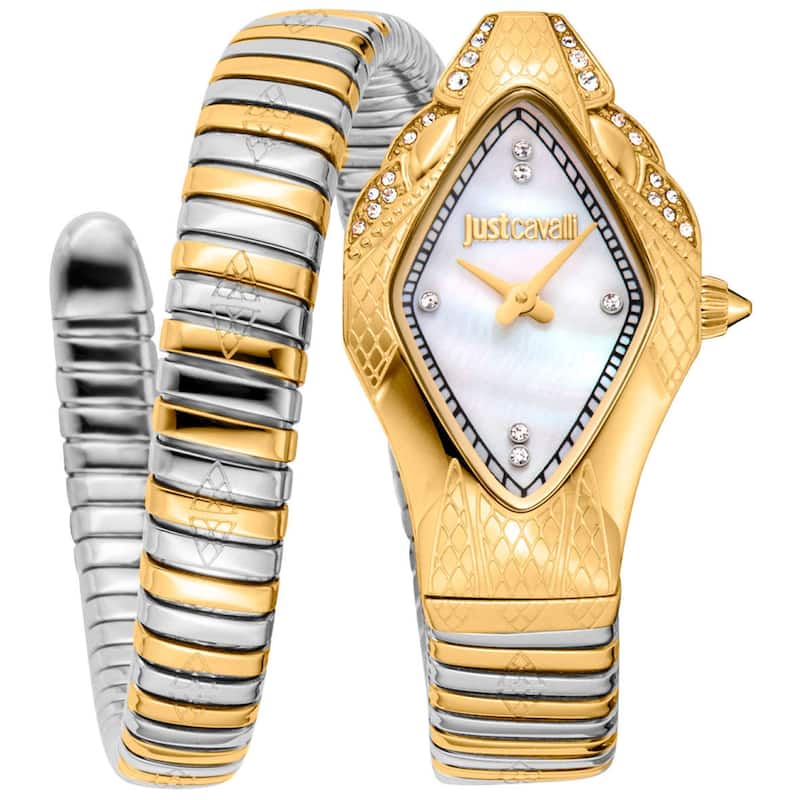 Just Cavalli Women's Ferocious Snake White Dial Watch - JC1L306M0065 - 6 (36)