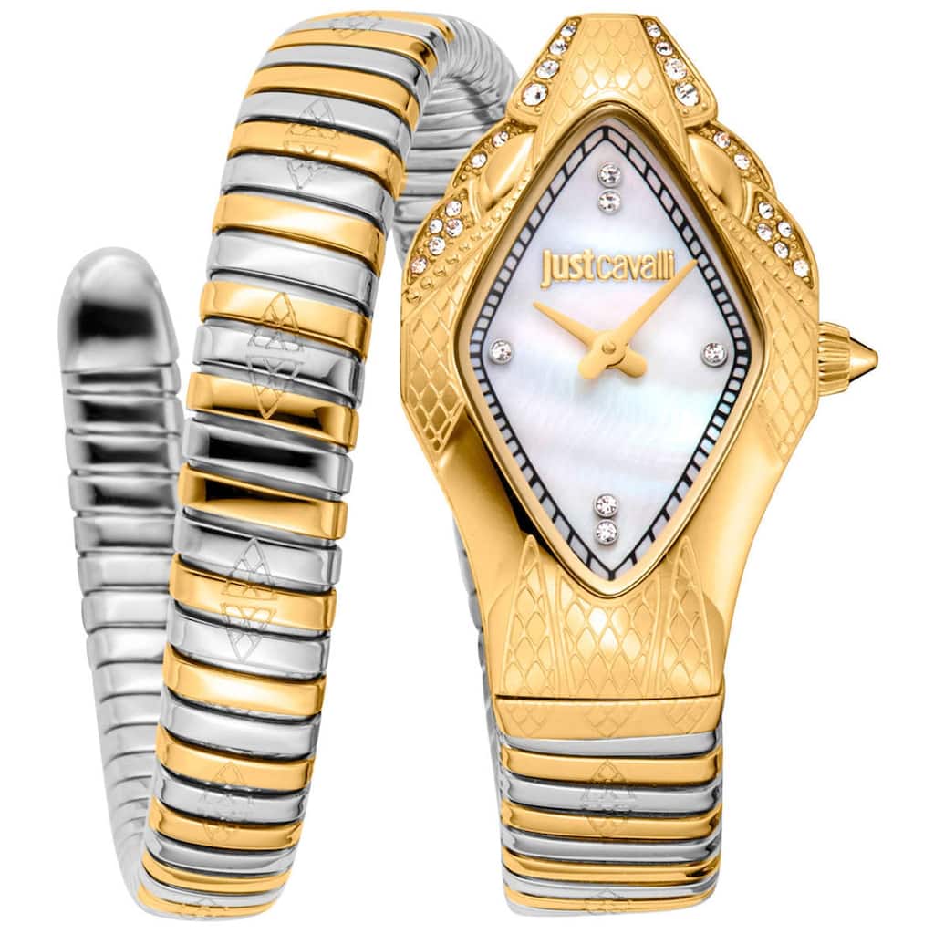 Just Cavalli Women's Ferocious Snake White Dial Watch - JC1L306M0065 - 6 (36)
