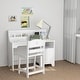 preview thumbnail 6 of 4, GIMMYFIVE Kids Desk and Chair Set,Study Desk for Kids with Hutch