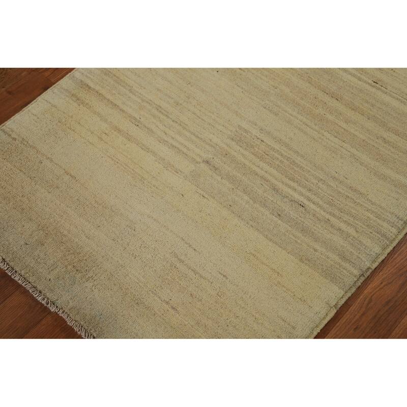 Gabbeh Oriental Accent Rug Hand-Knotted Wool Carpet - 2'9"x 4'2"